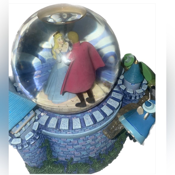 Disney Sleeping Beauty Musical Snow Globe Fairy Godmothers Once Upon the Dream - Picture 9 of 14